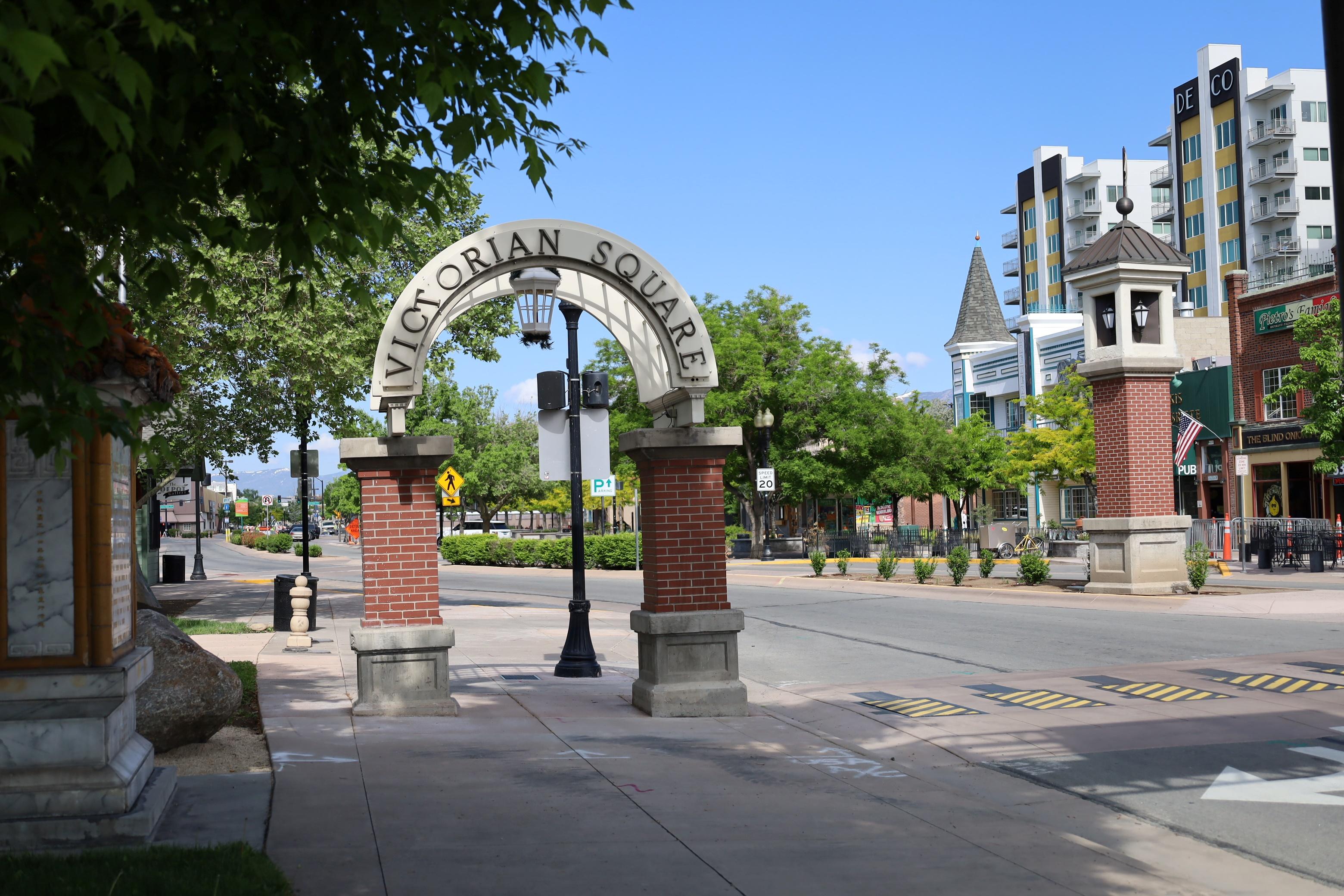 Victorian Square stock image