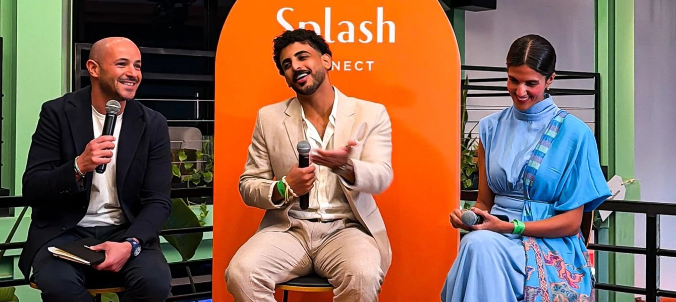 Abdullah Jamil speaking on a Splash brand panel