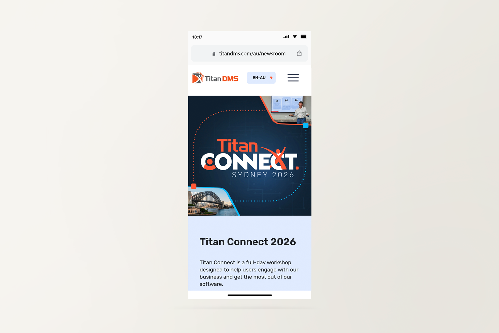 Titan DMS Newsroom Article - Titan Connect