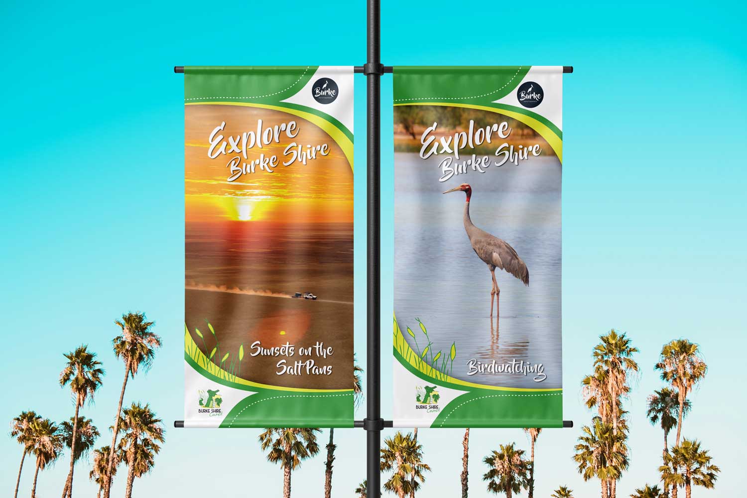 Burke Shire Council street banners