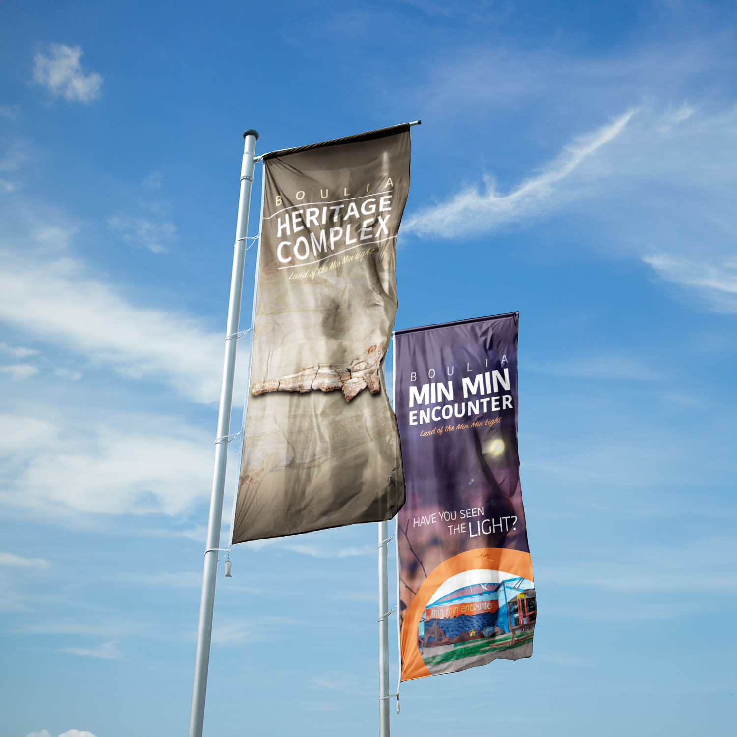 Bulloo Shire Council street banners