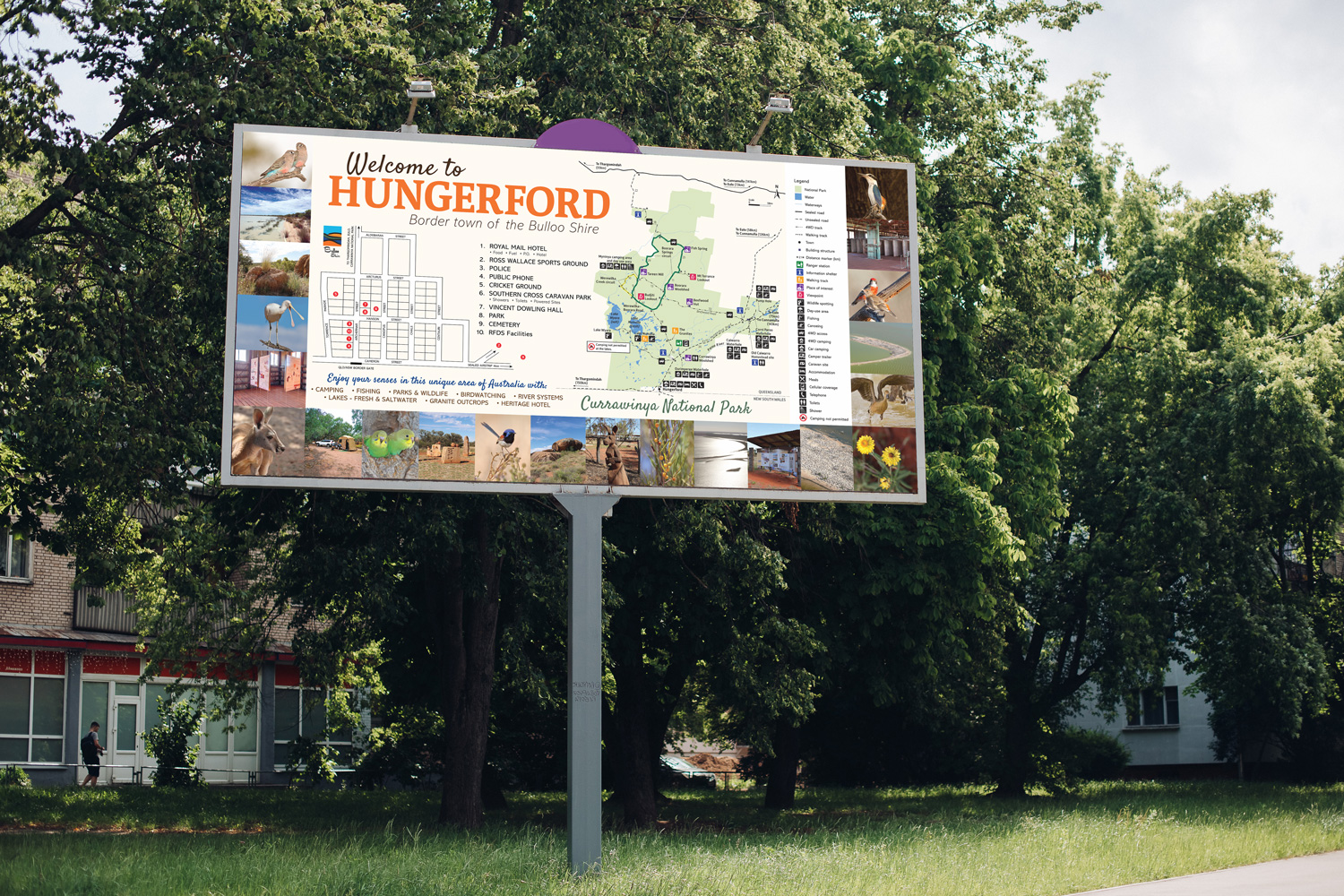 Hungerford Information Sign
