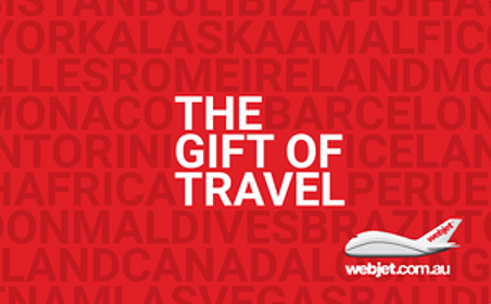 Webjet gift card