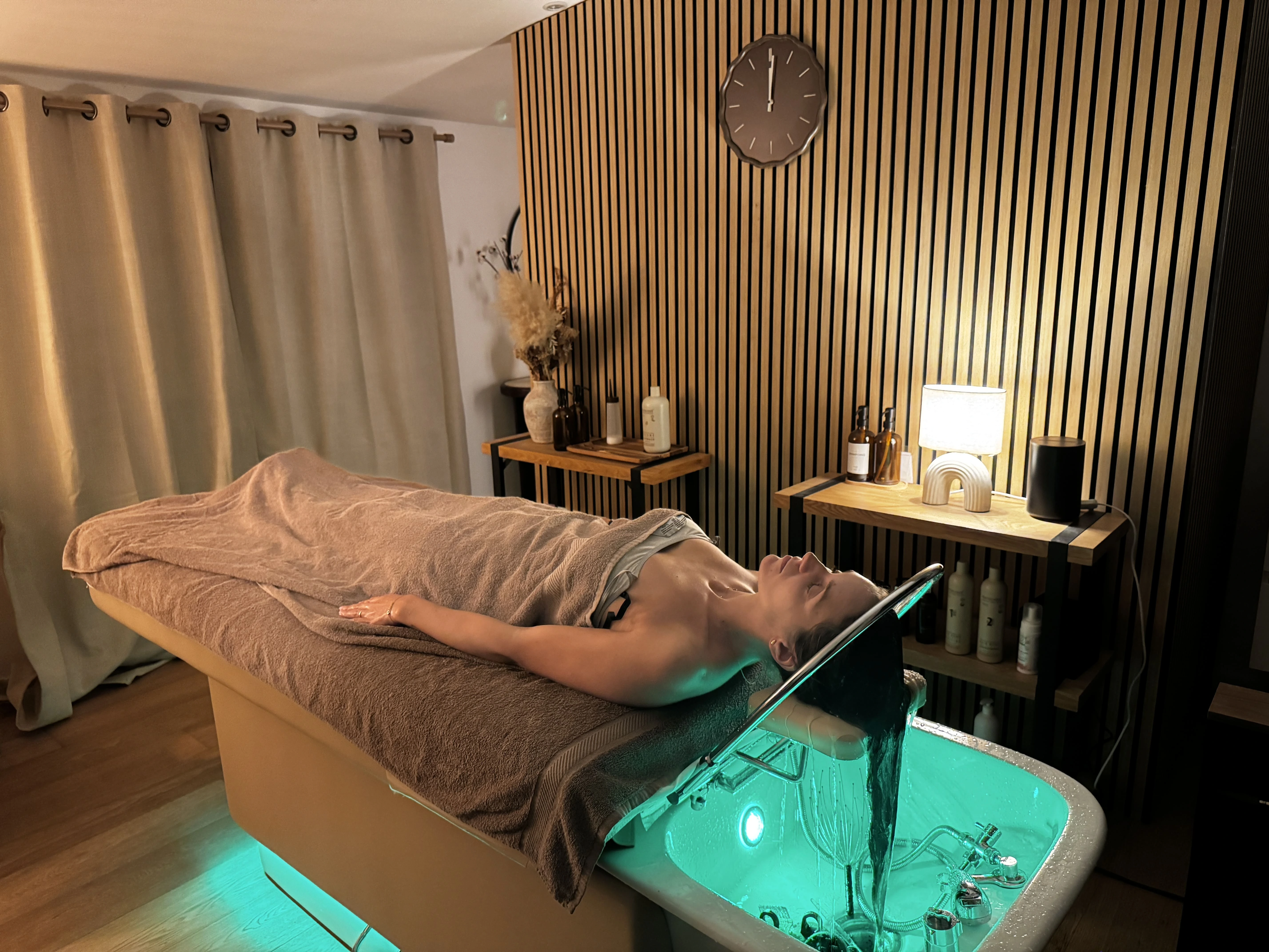 image of treatment room setup for a salon & spa