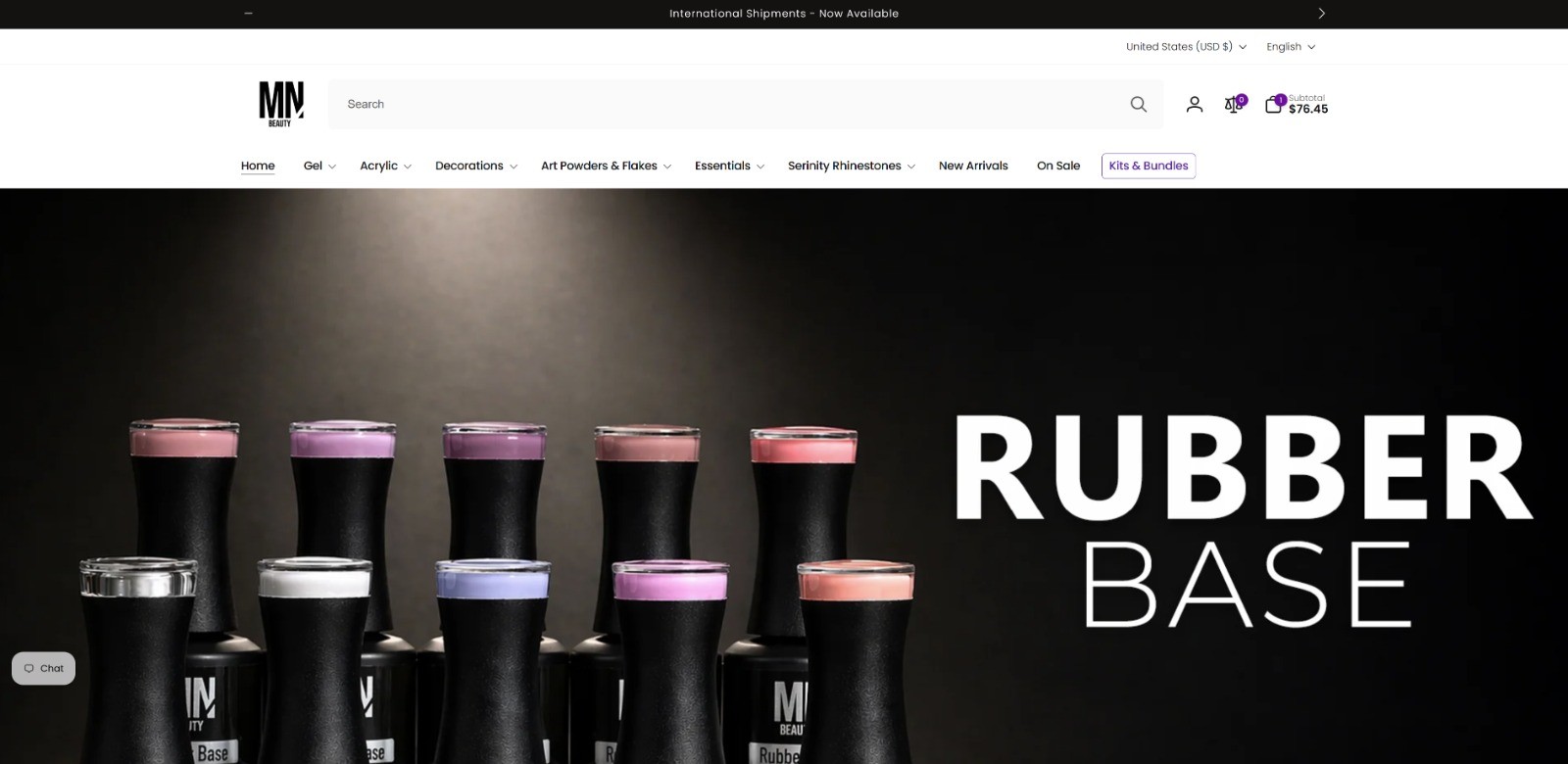 Captura de pantalla MN BEAUTY