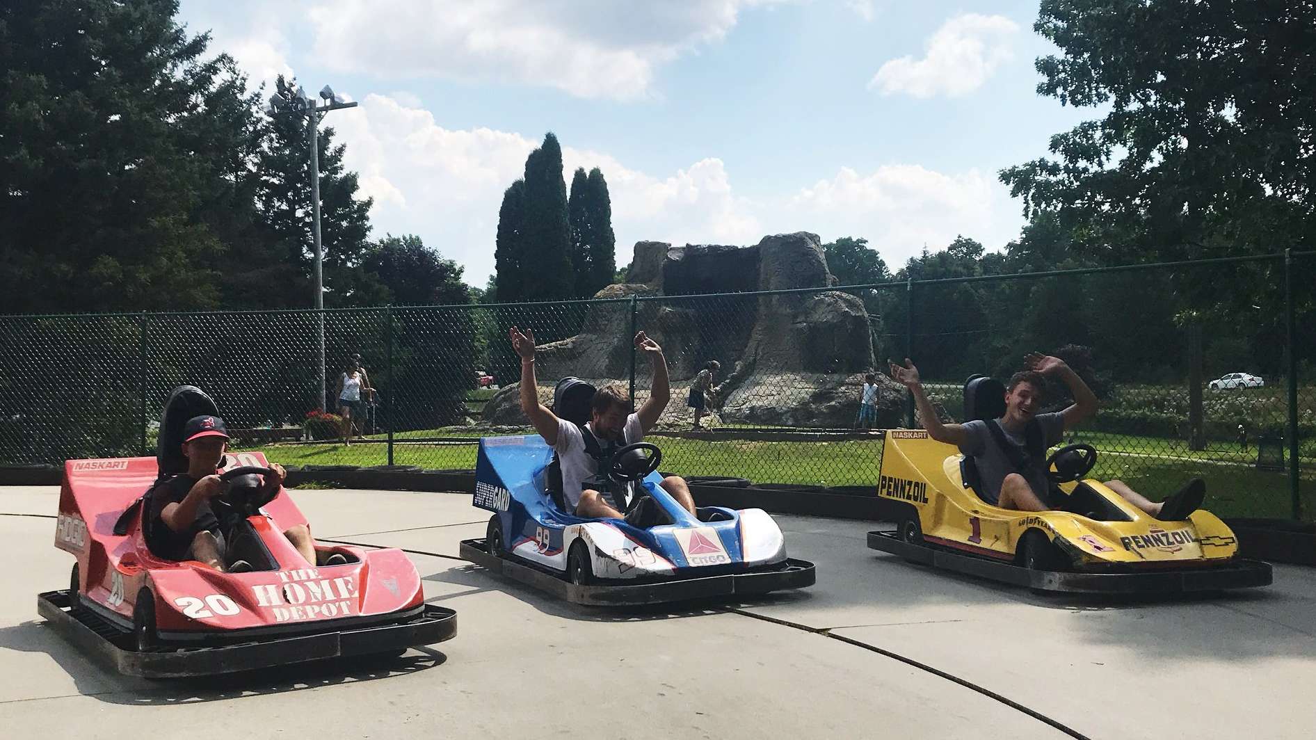 Go-karts at Lake Nepessing Golfland