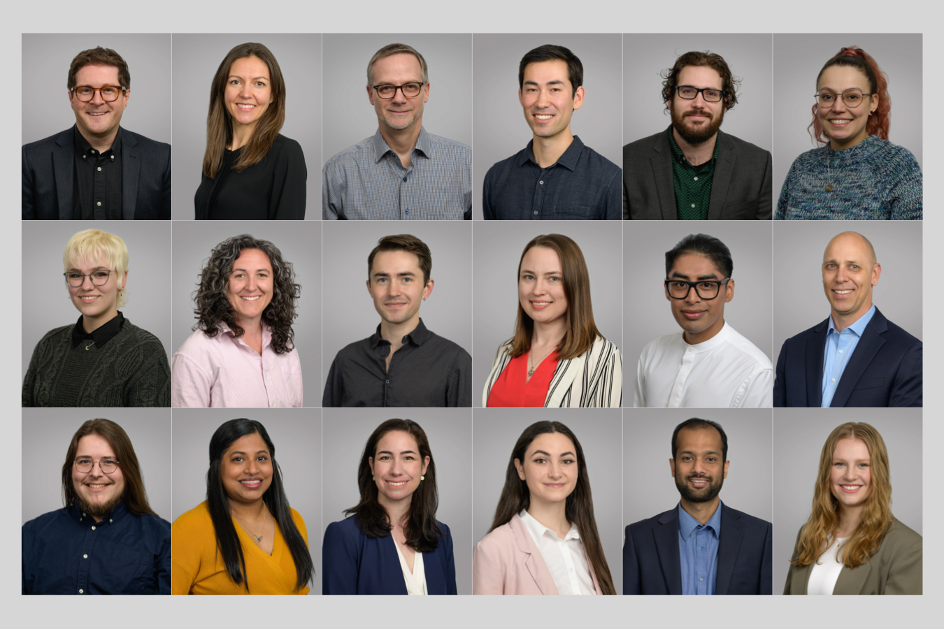 Professional team headshots for a Portland organization
