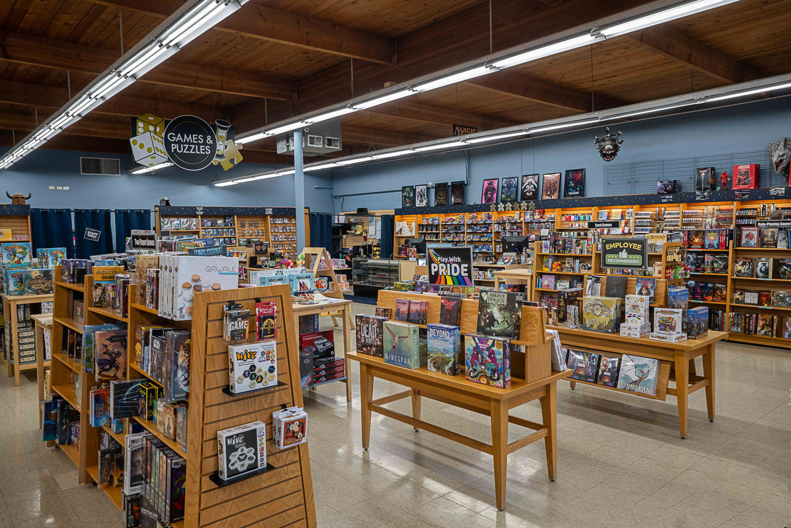 Commercial interior photographed for a Portland business