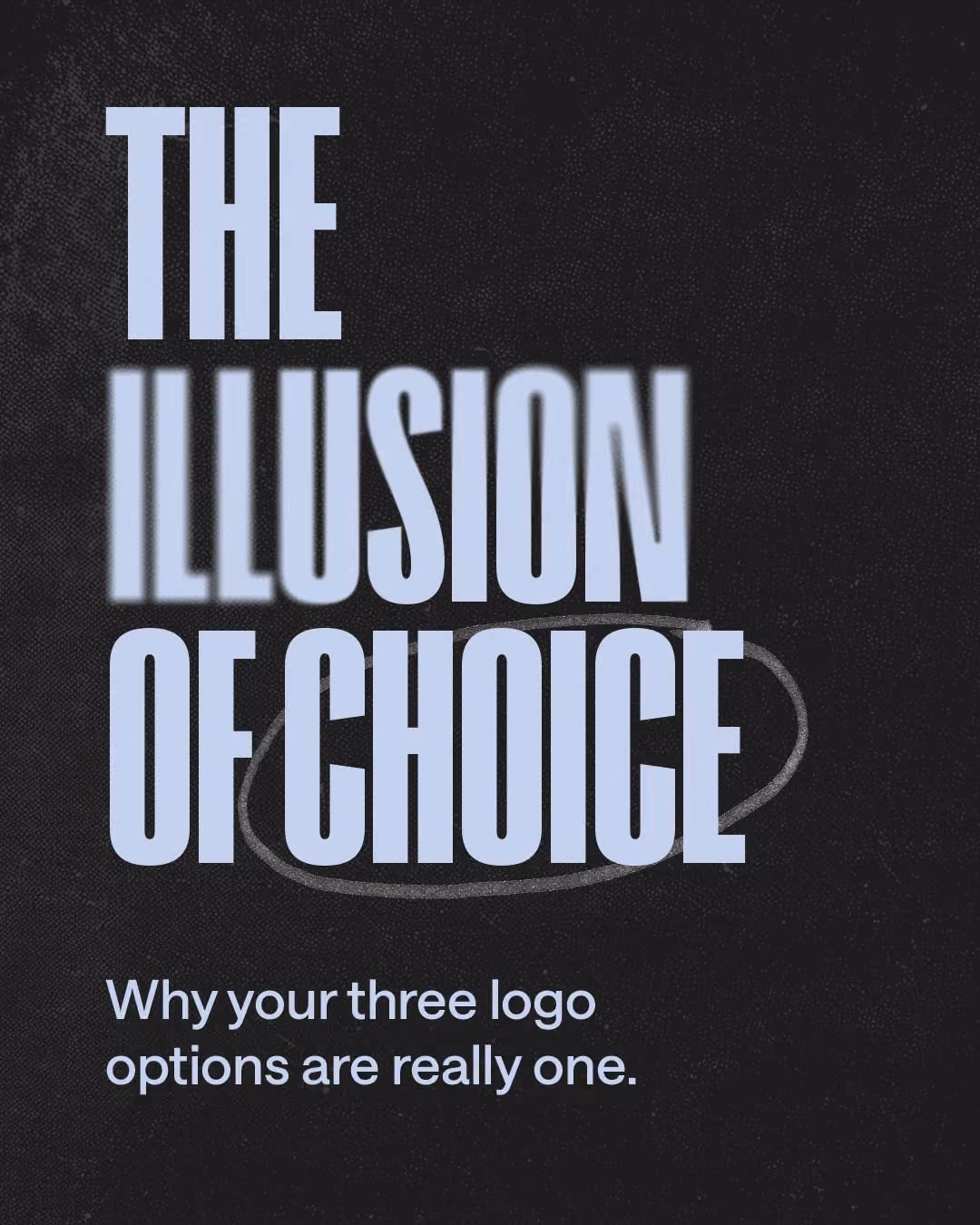 Feature image for the Four Stripes article on why three logo options are really one.