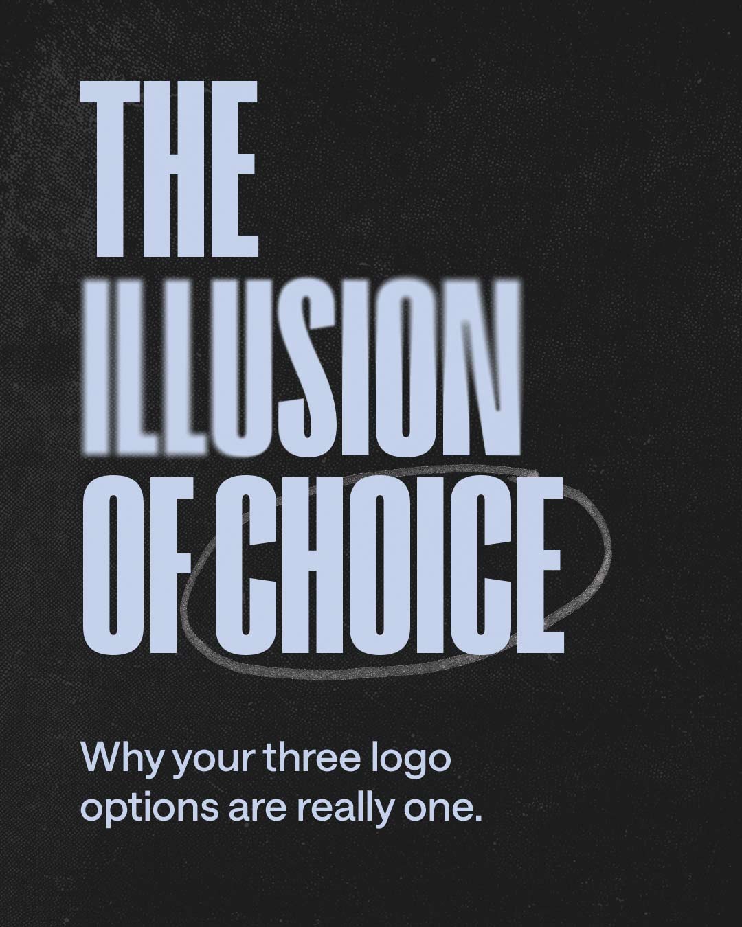 Feature image for the Four Stripes article on why three logo options are really one.