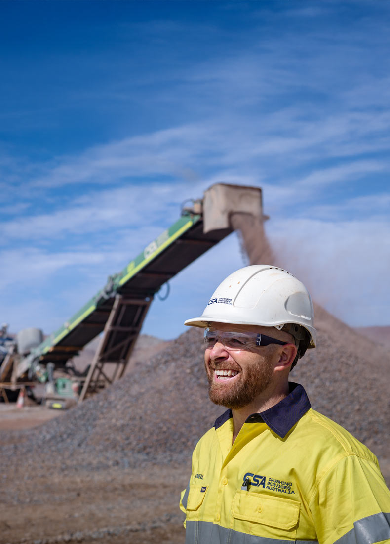 The Crushing Services Australia website by Four Stripes, image 4.