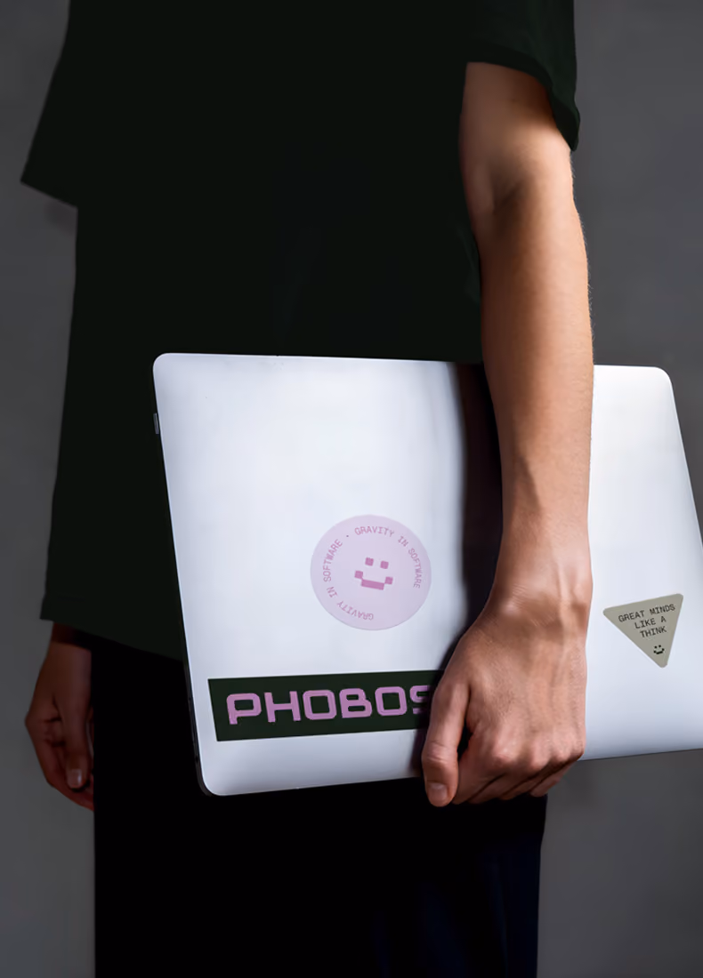 Phobos brand identity design by Four Stripes, image 15.