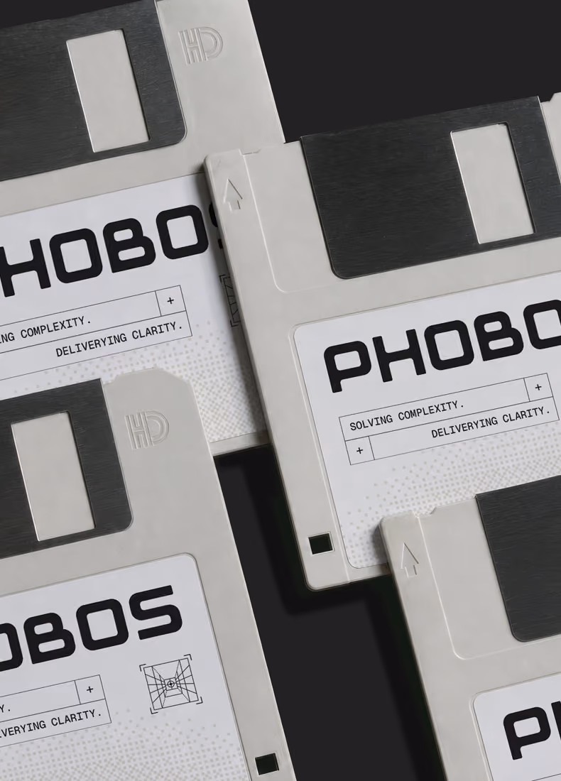 Phobos brand identity design by Four Stripes, image 19.