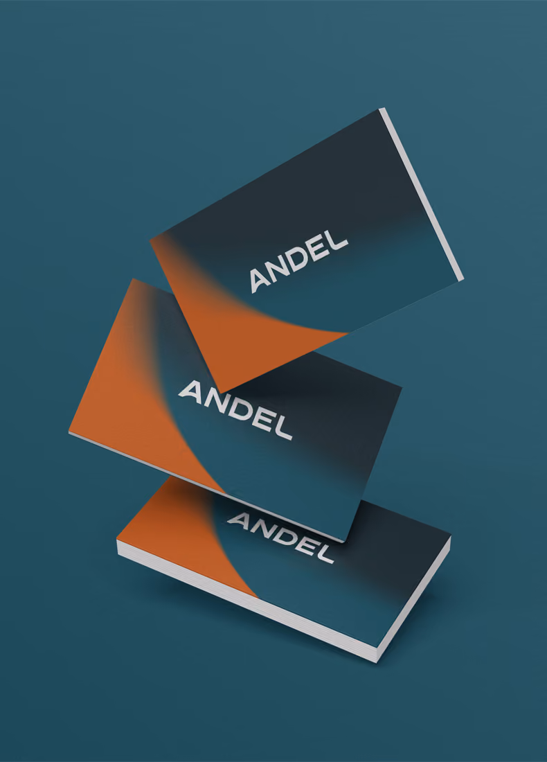Andel Resources brand identity design by Four Stripes, image 8.