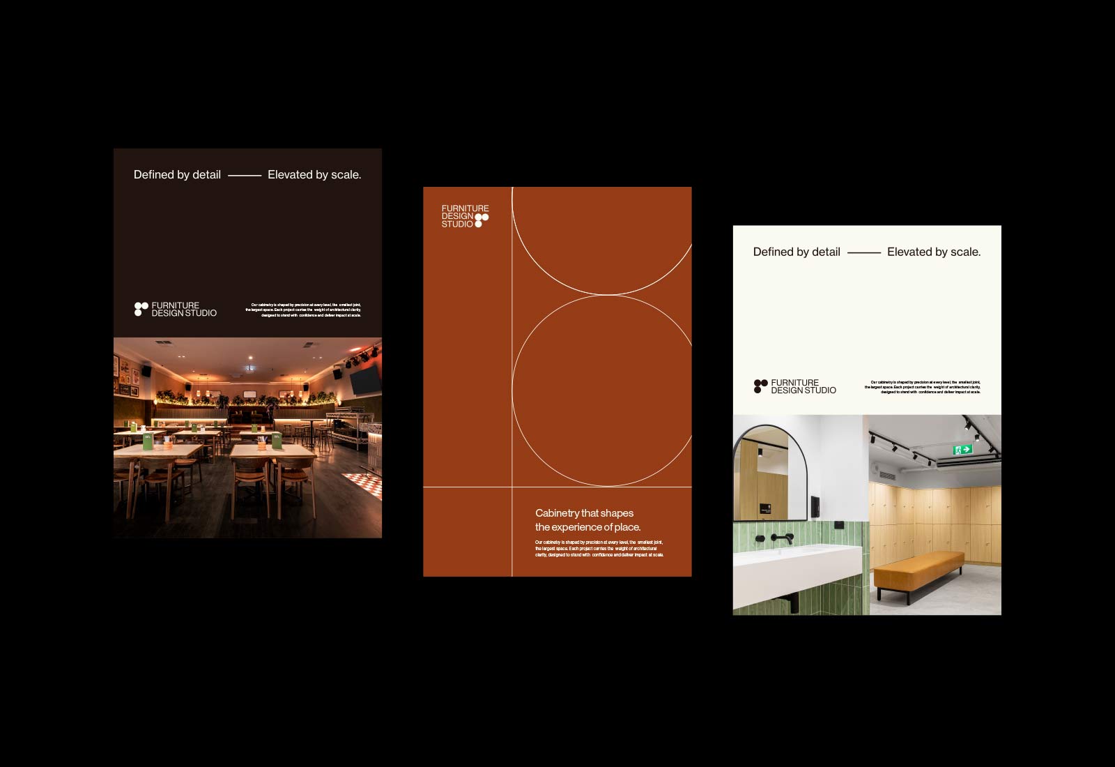 Furniture Design Studio brand identity design by Four Stripes, image 6.