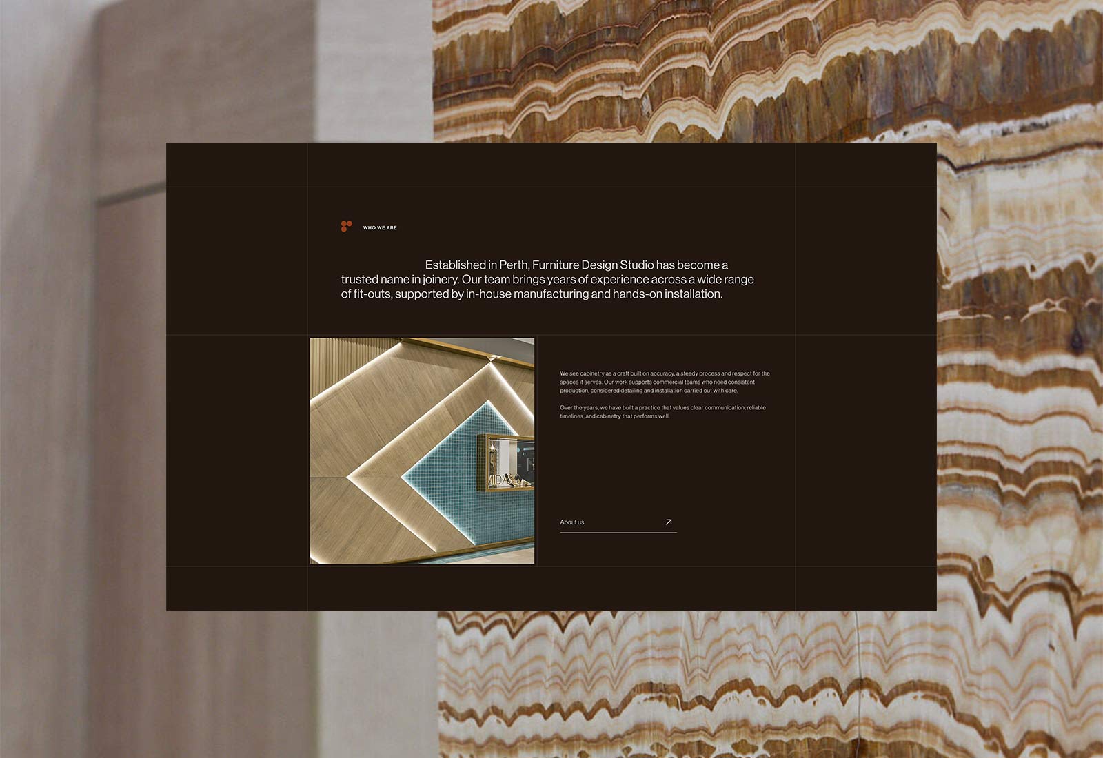 Furniture Design Studio brand identity design by Four Stripes, image 9.