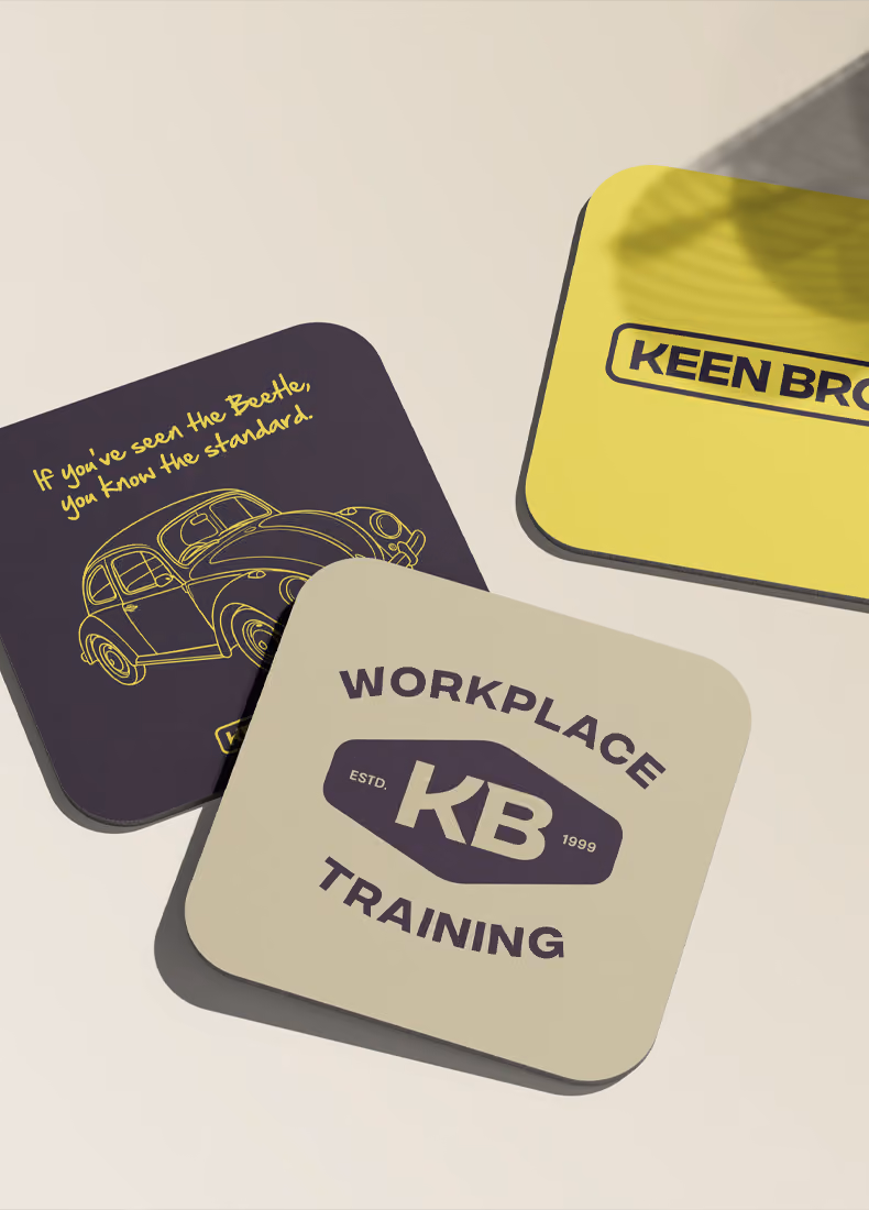 Keen Bros brand identity design by Four Stripes, image 7.