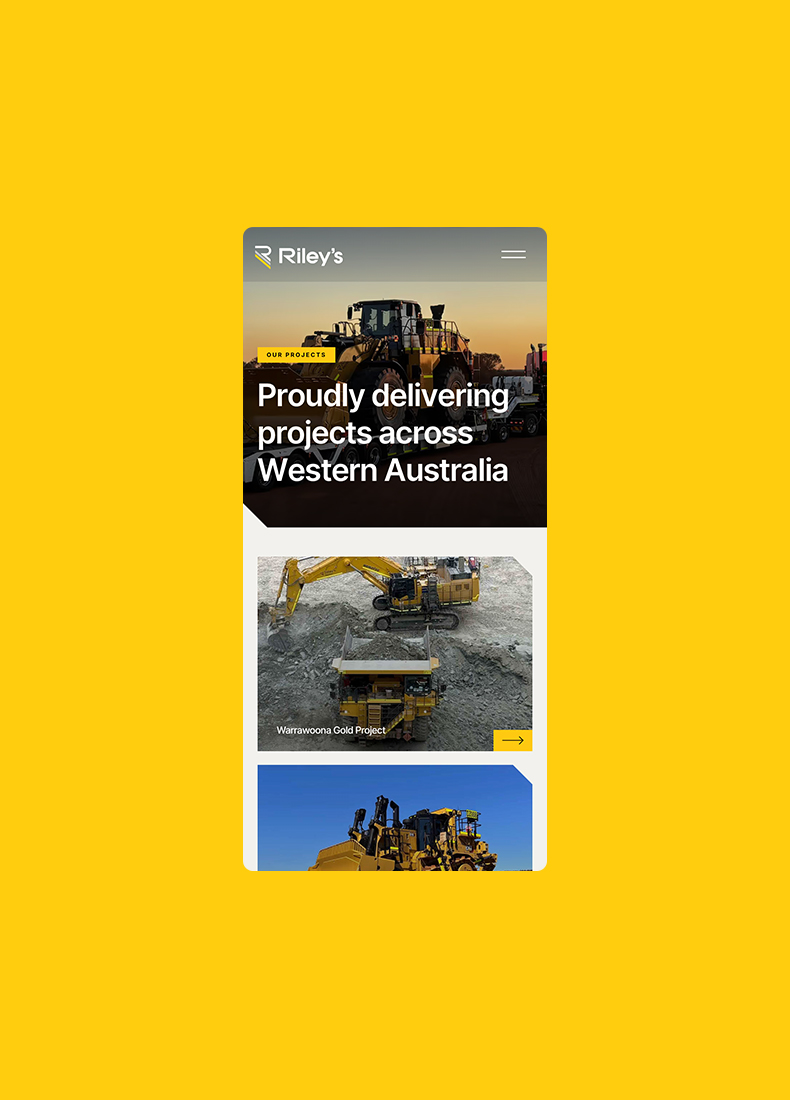 The Rileys Group website by Four Stripes, image 8.