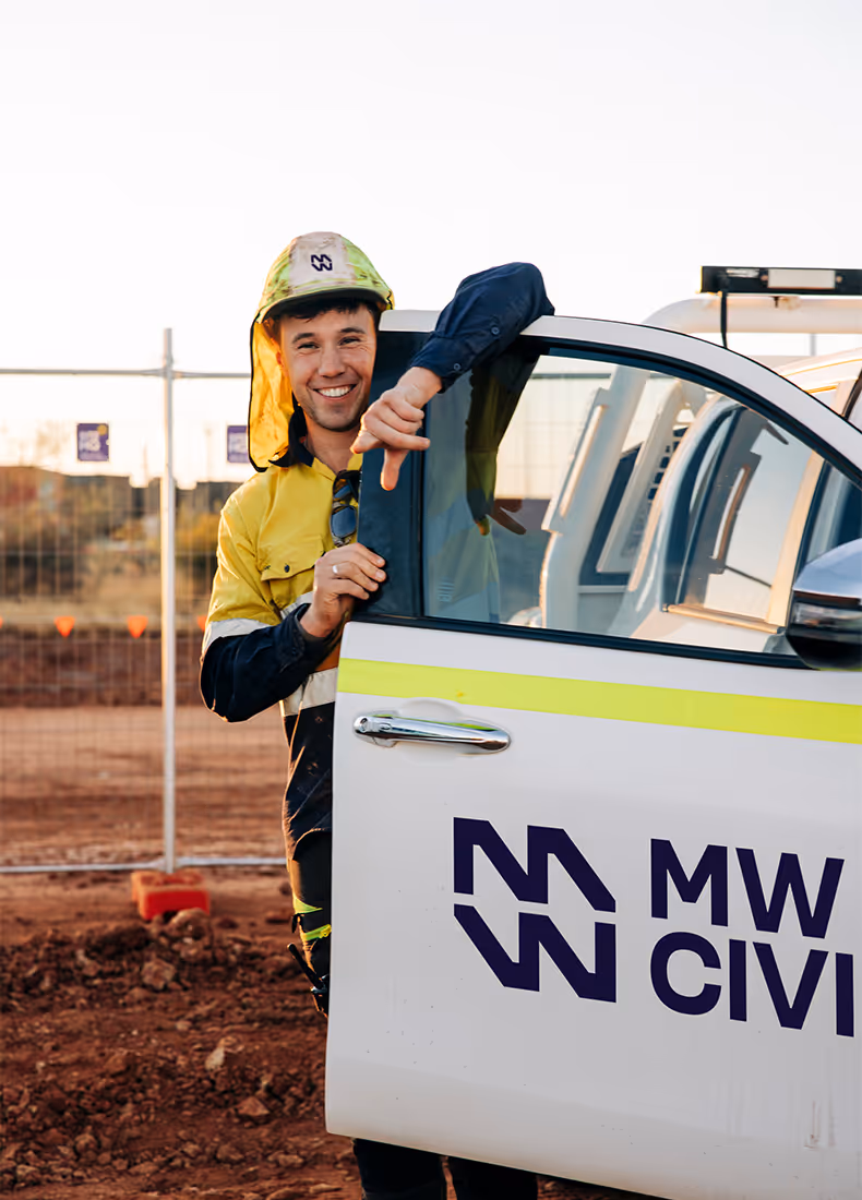 MW Civil brand identity design by Four Stripes, image 4.
