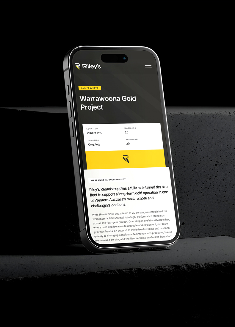 The Rileys Group website by Four Stripes, image 4.