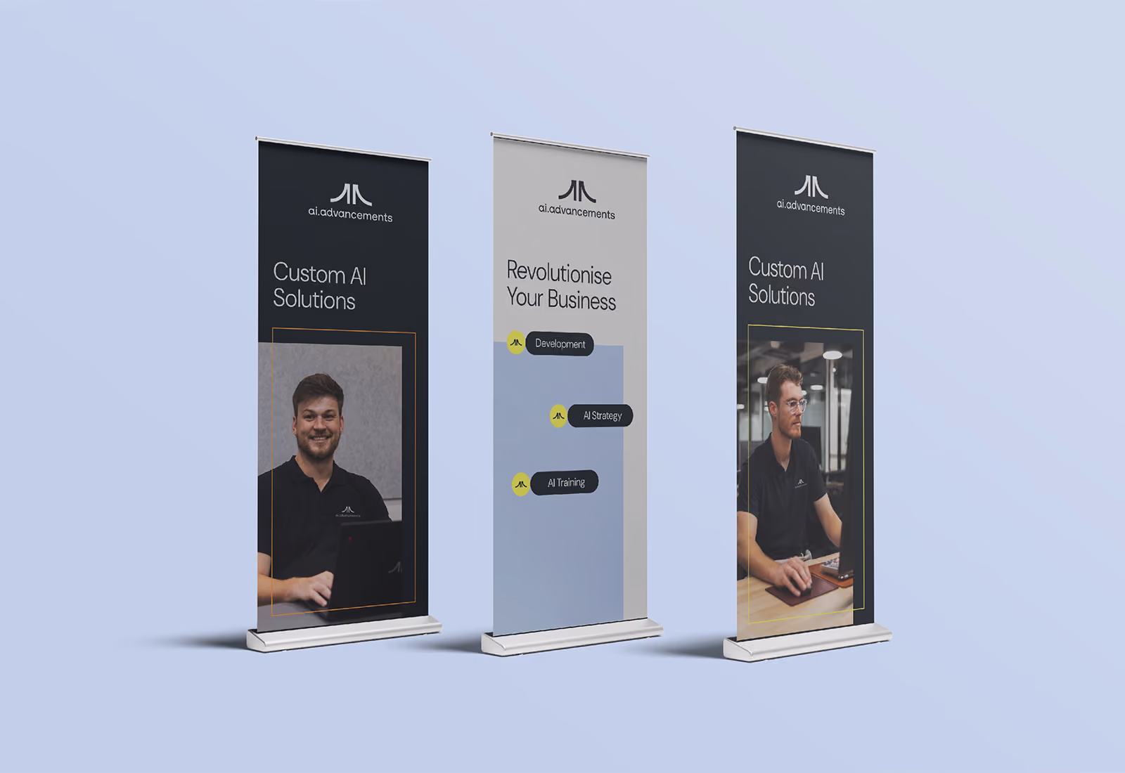 AI Advancements brand identity design by Four Stripes, image 10.