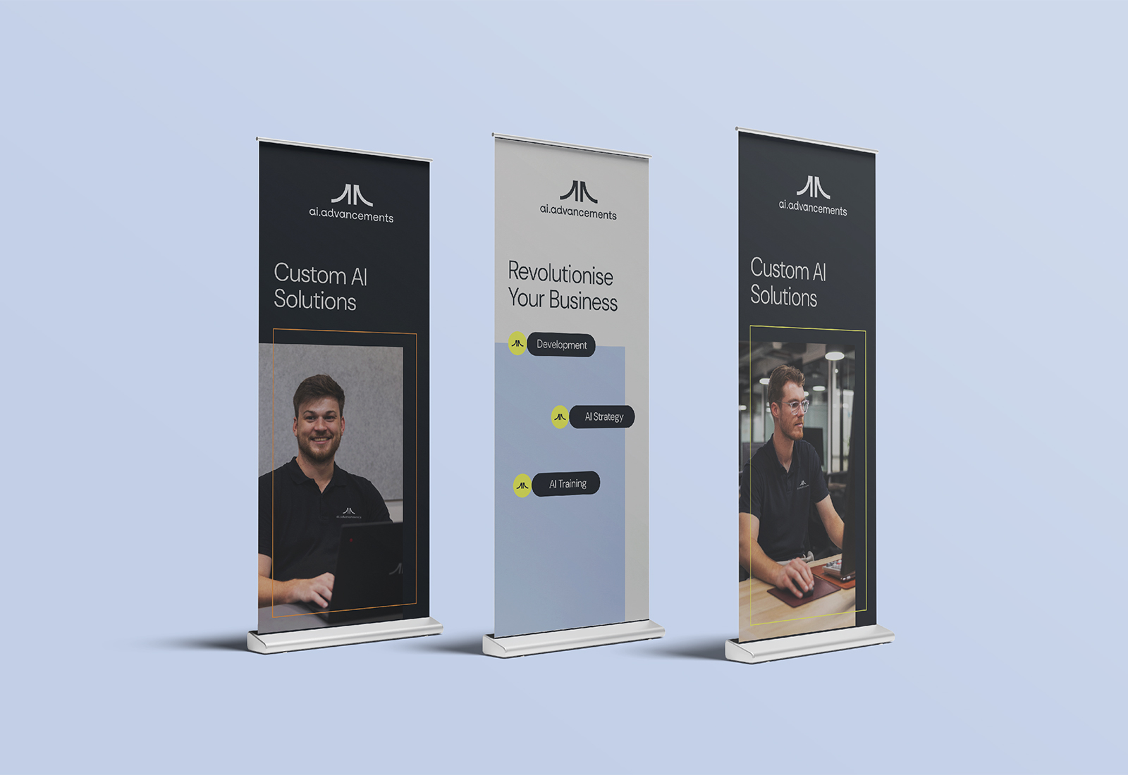 AI Advancements brand identity design by Four Stripes, image 10.