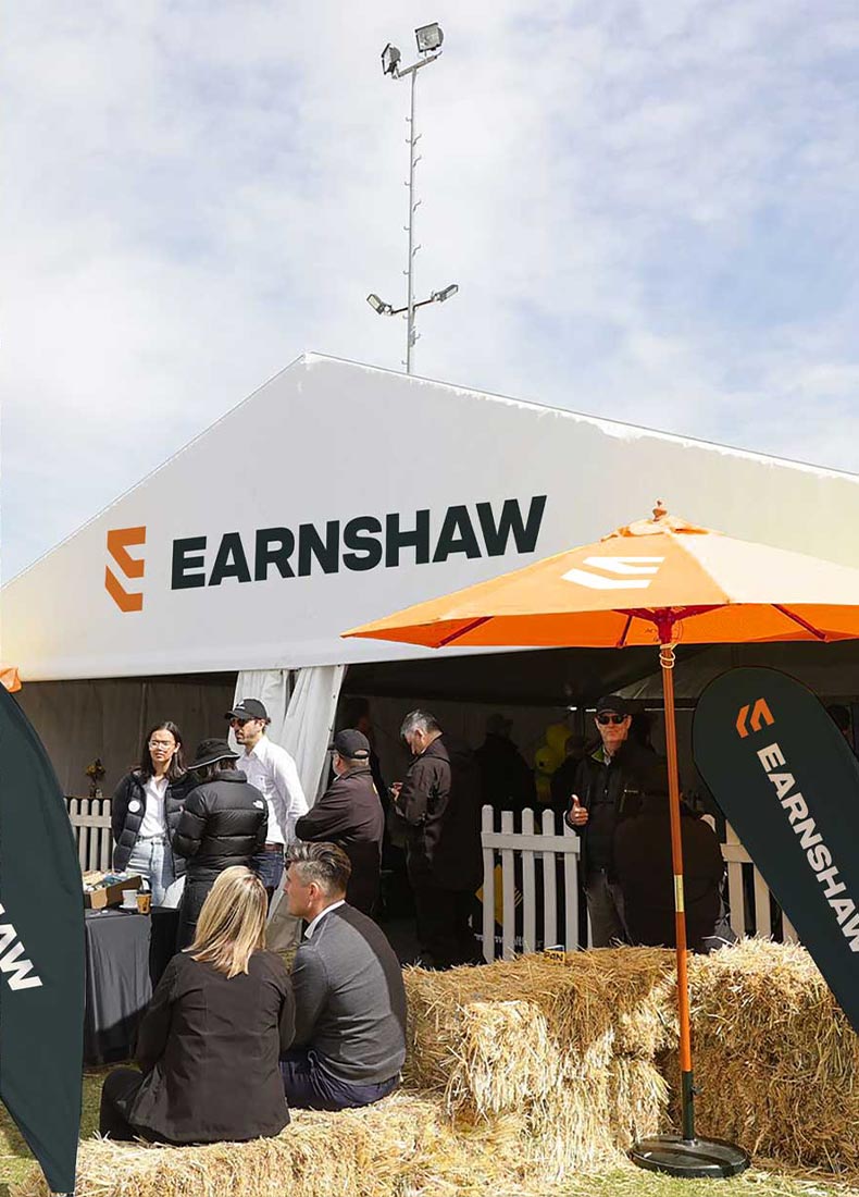 Earnshaw brand identity design by Four Stripes, image 4.