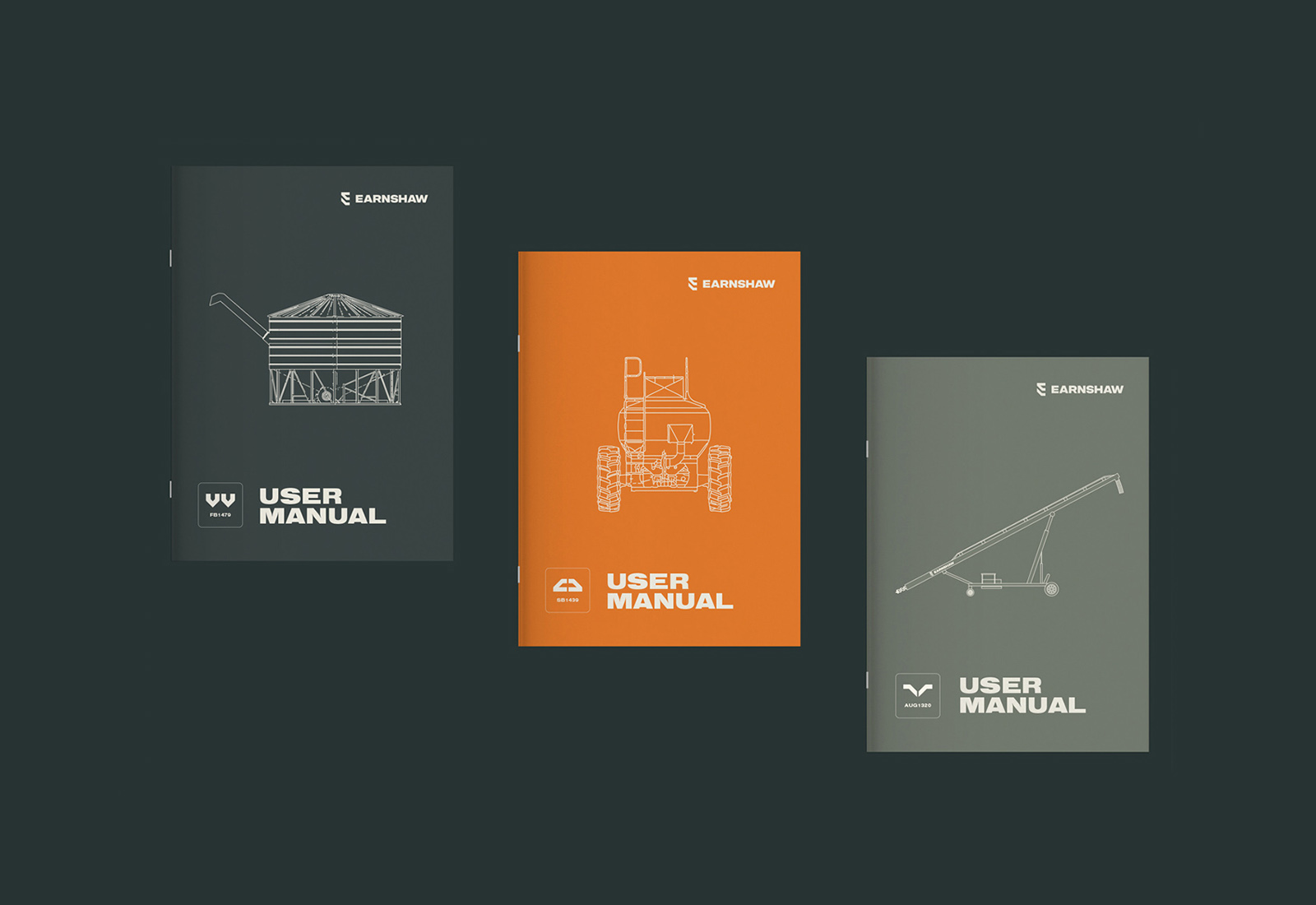 Earnshaw brand identity design by Four Stripes, image 6.