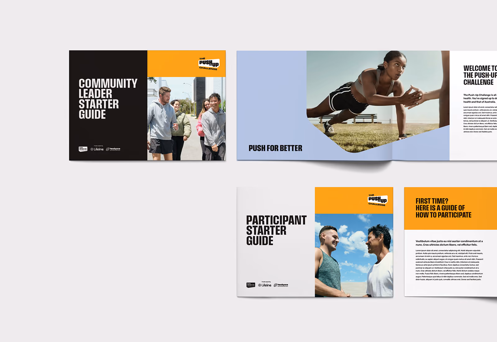 The Push-Up Challenge brand identity design by Four Stripes, image 13.