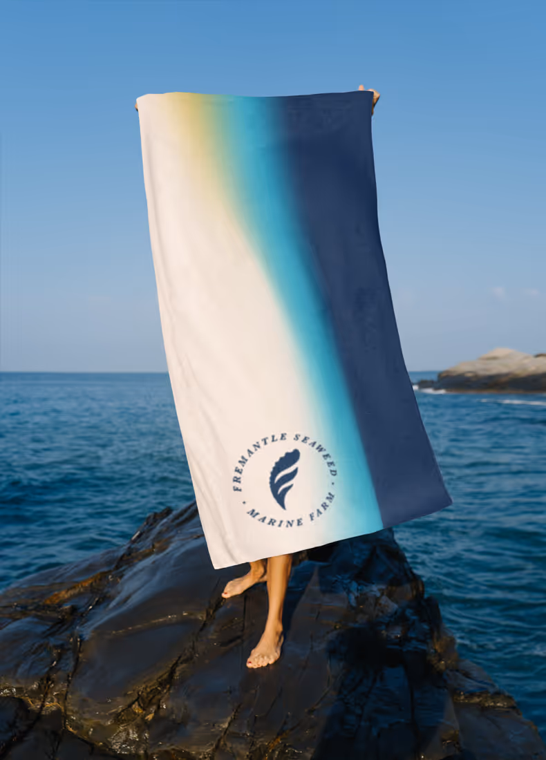 Fremantle Seaweed brand identity design by Four Stripes, image 3.