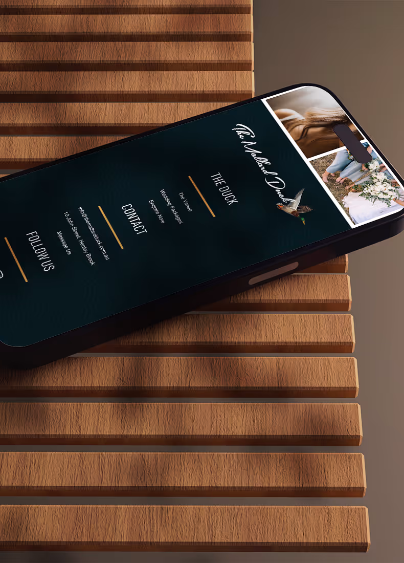 The Mallard Duck website interface, designed and built in Webflow by Four Stripes, image 6.