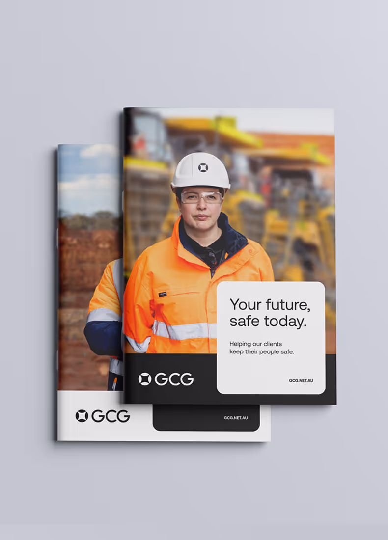 GCG brand identity design by Four Stripes, image 11.