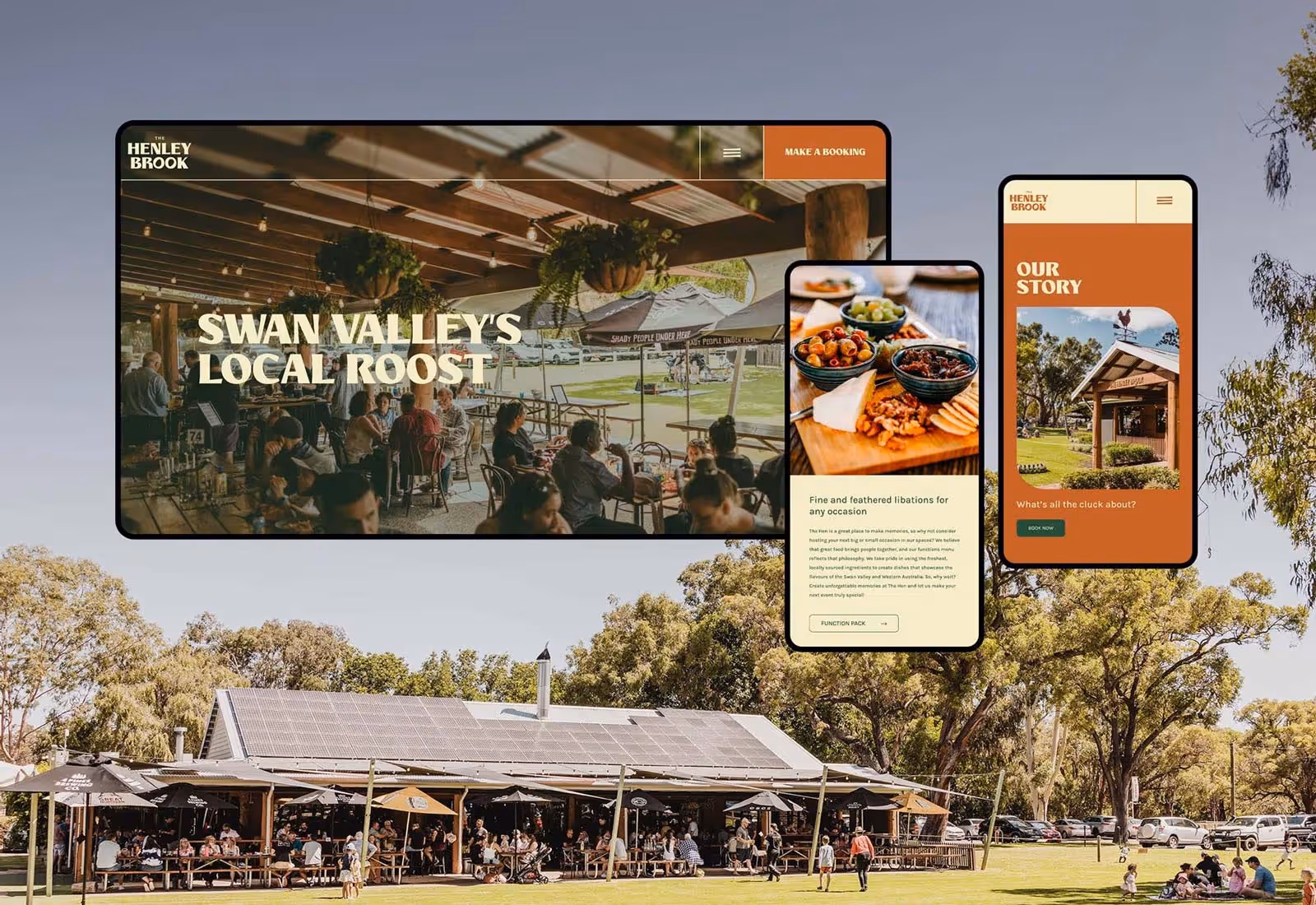 The Henley Brook website by Four Stripes, image 5.