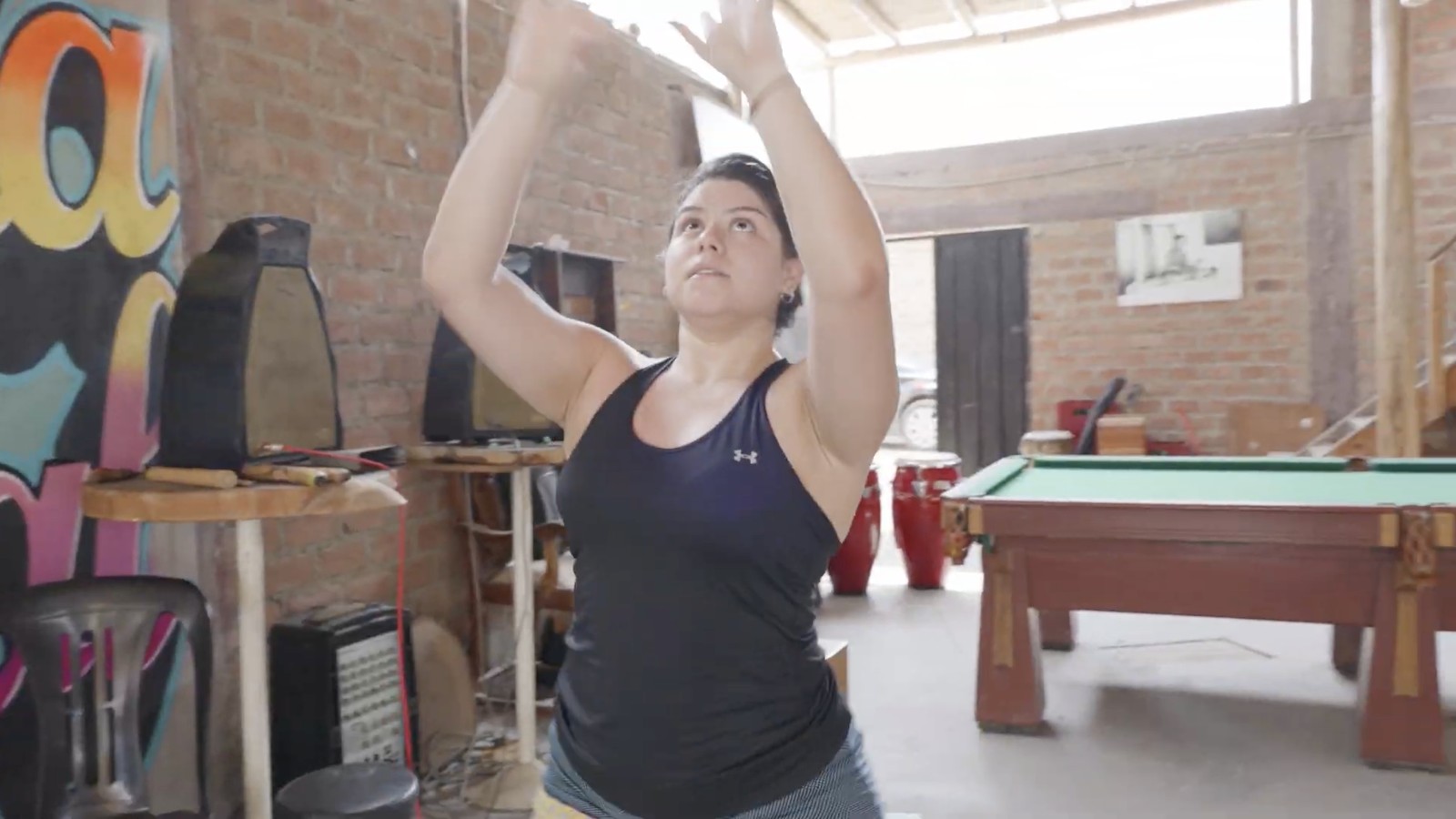 Practising among the cajones