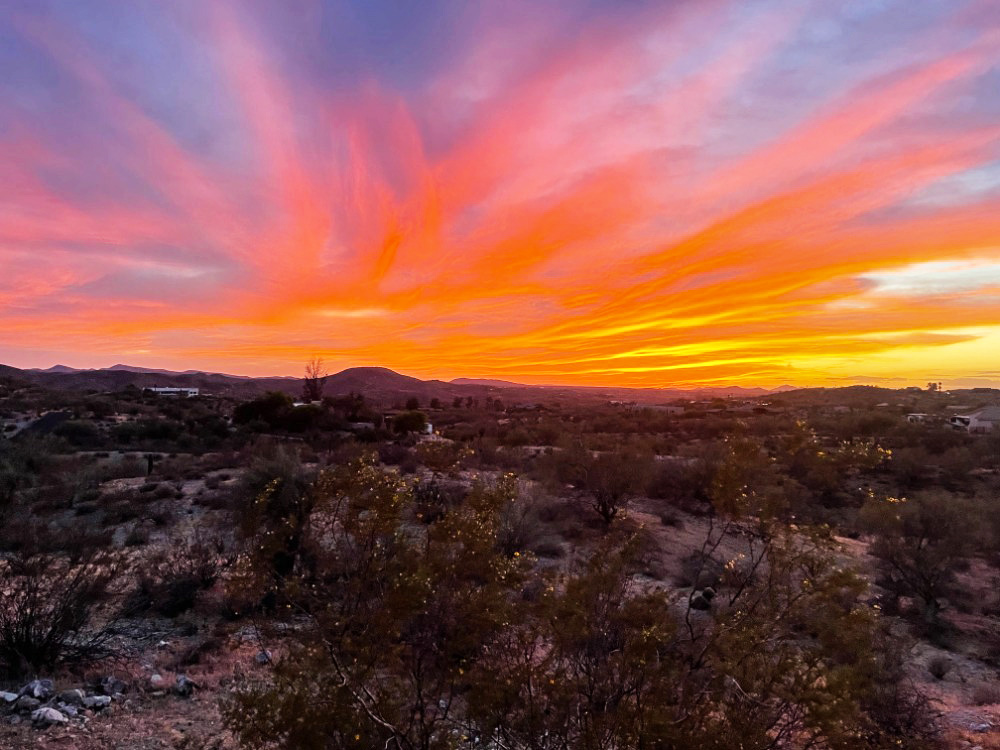 Sunset from Patio