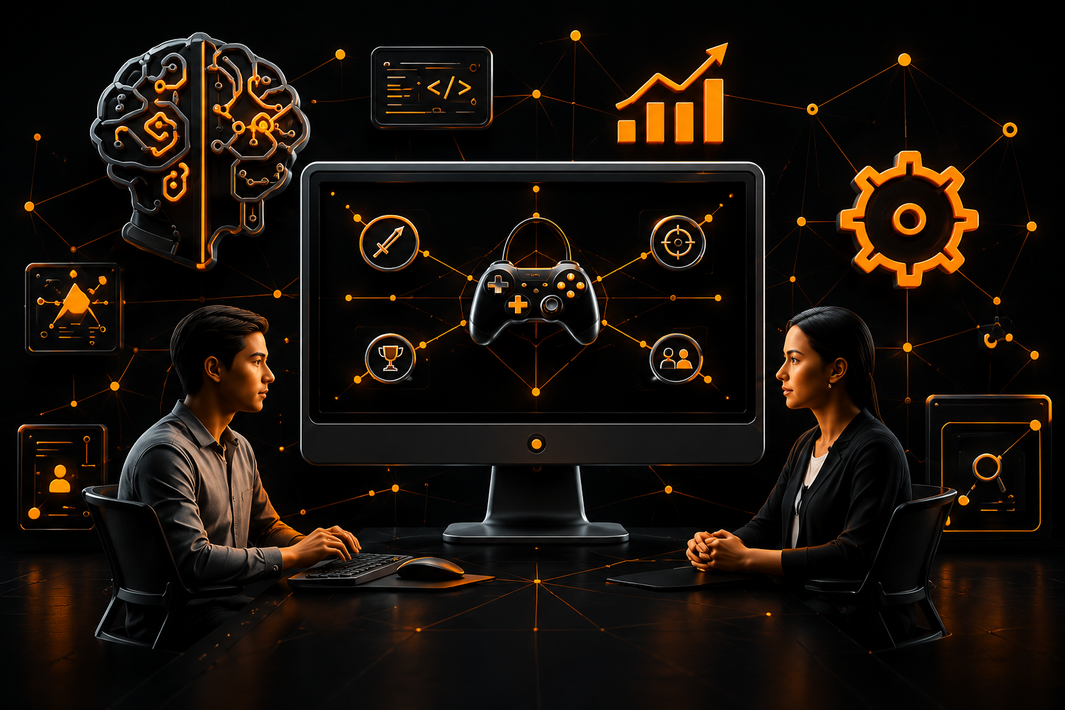 iGaming automation testing with AI illustration