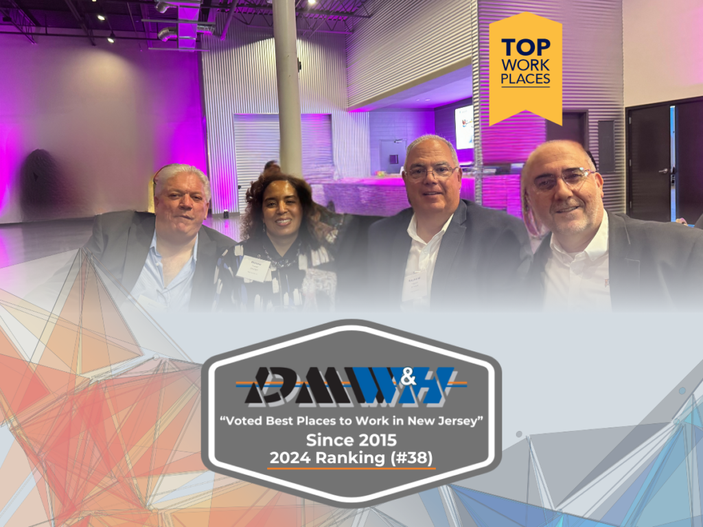 DMW&H Ranked #38 in NJ’s Best Places to Work 2024
