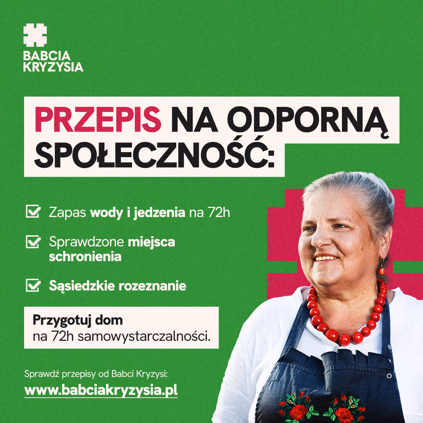 Miniatura postu social media z Babcią Kryzysią