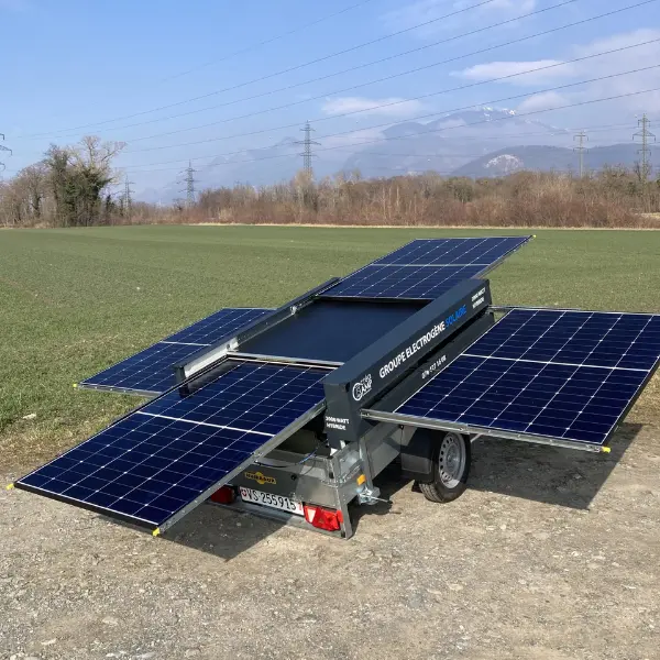 Bâtiment équipé de panneaux photovoltaïques