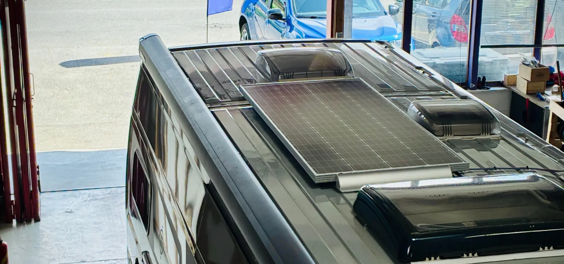 Panneaux photovoltaïques installés en toiture