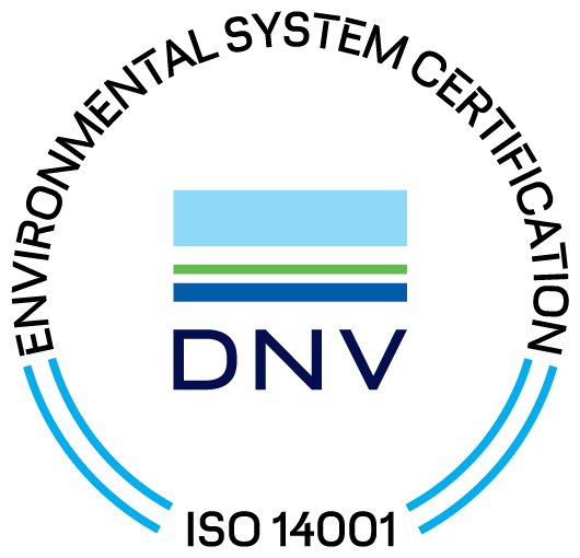 DNV ISO 14001 certification logo
