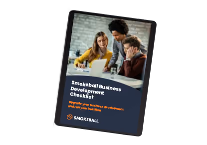 Your Smokeball Business Development Checklist