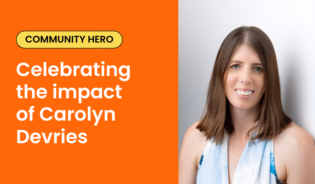 Carolyn Devries Named 2026 Community Hero Award Winner