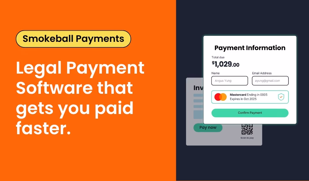 Get paid faster with Smokeball Payments