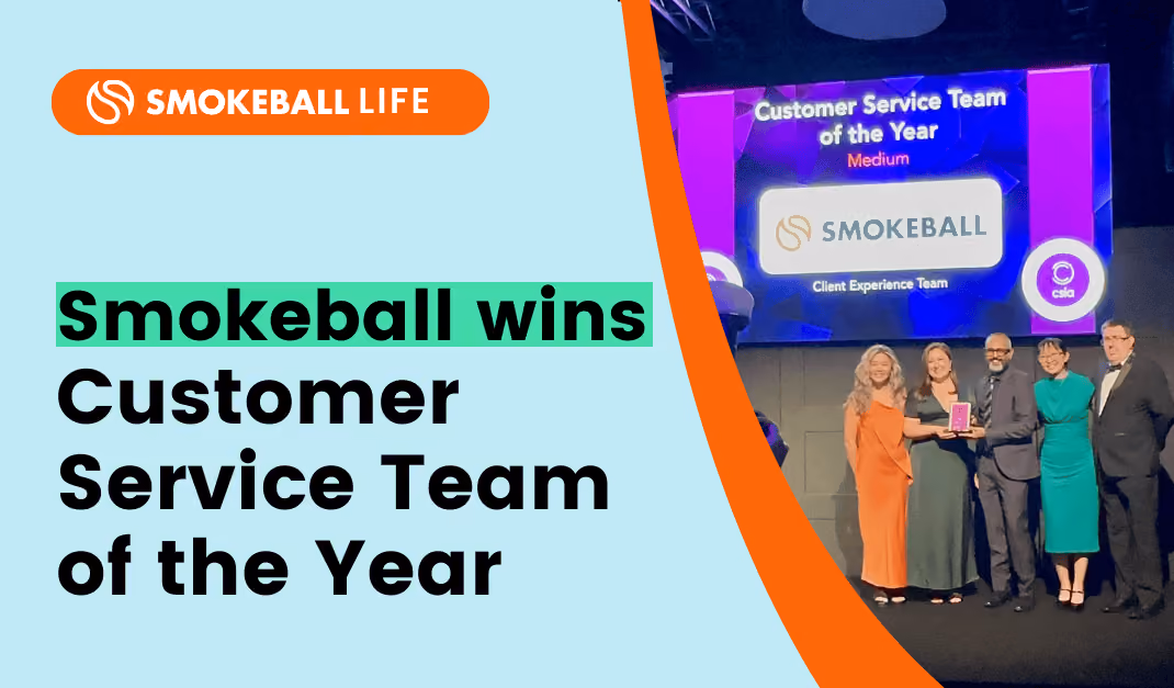 Smokeball wins 2024 Australian Customer Service award