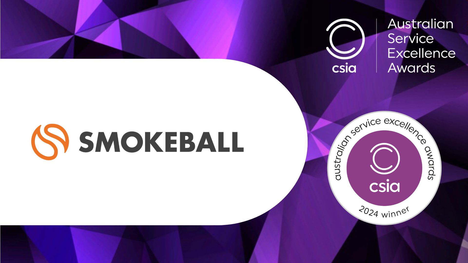 Smokeball wins 2024 Australian Customer Service award
