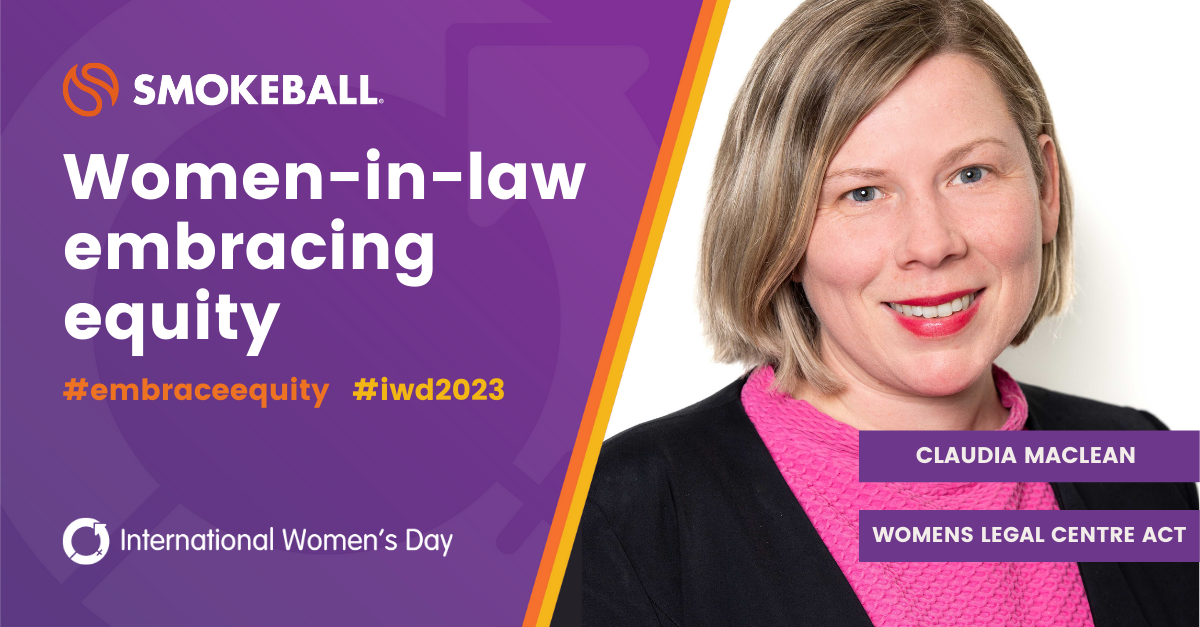 Women-In-Law Embracing Equity – Claudia Maclean
