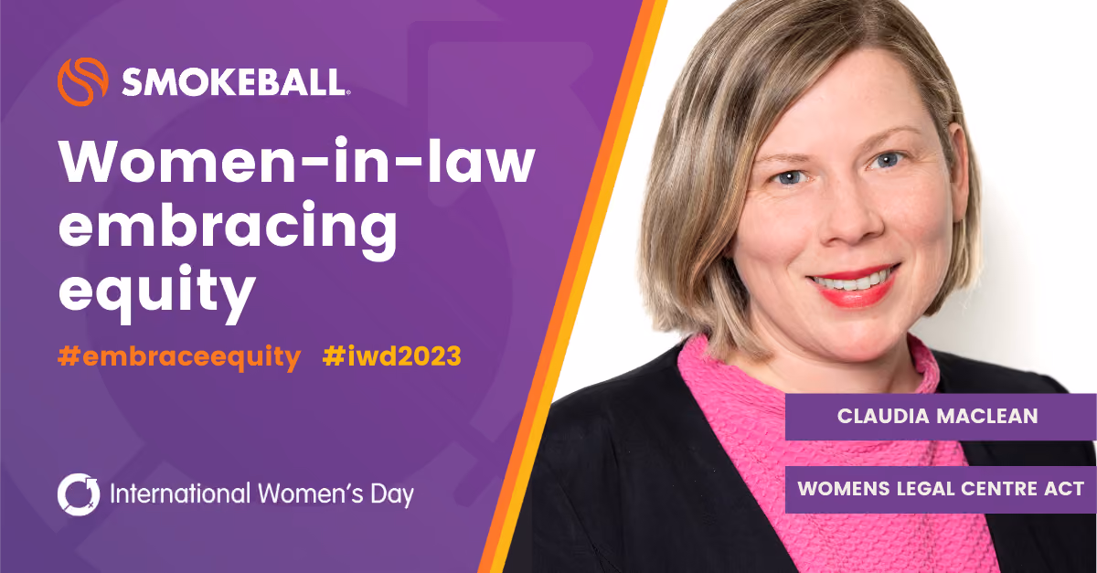 Women-In-Law Embracing Equity – Claudia Maclean