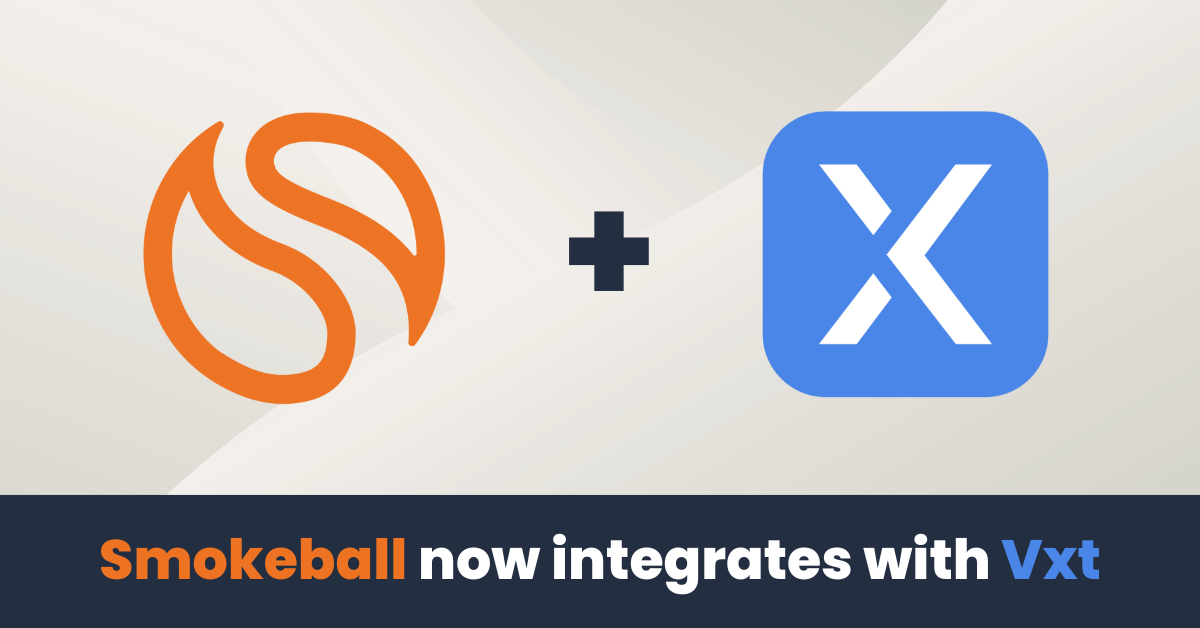 Smokeball now integrates with Vxt – the phone system for lawyers