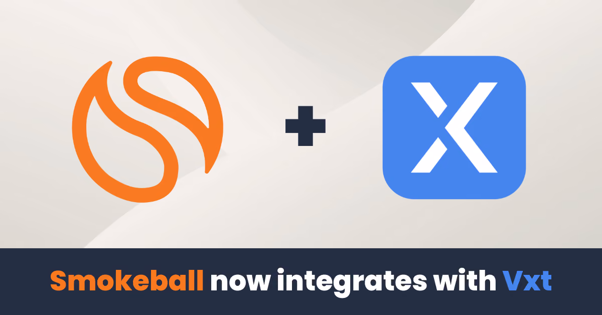 Smokeball now integrates with Vxt – the phone system for lawyers